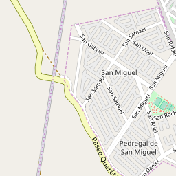 Calles de Colinas de Santa Cruz Segunda Sección, Querétaro, Querétaro