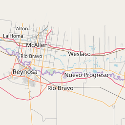 Mapa de Matamoros, Tamaulipas