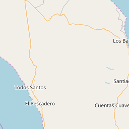 Mapa De Los Cabos, Baja California Sur